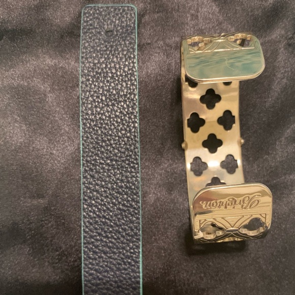 Brighton London Narrow Cuff Bracelet with Insert - Picture 5 of 7